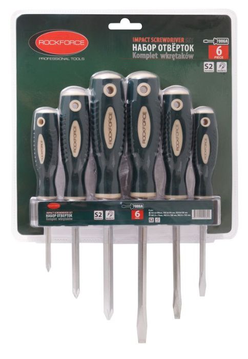 Набор отверток магнитных ''Profi'' 6 пр. RockForce RF-7006A