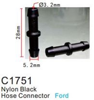 Клипса для крепления внутренней обшивки а/м Форд пластиковая, 100 шт Forsage C1751(Ford)