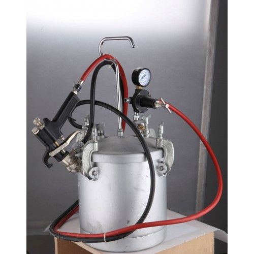 Красконагнетательный бак 10л. с краскопультом 1.8 мм и шлангом H-D PT-2