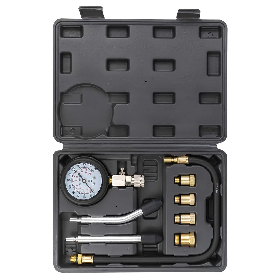 Индикатор компрессии бензинового двигателя Profi 8 пр. 0-21Bar, М10-М20 ILOforce IF-908G1