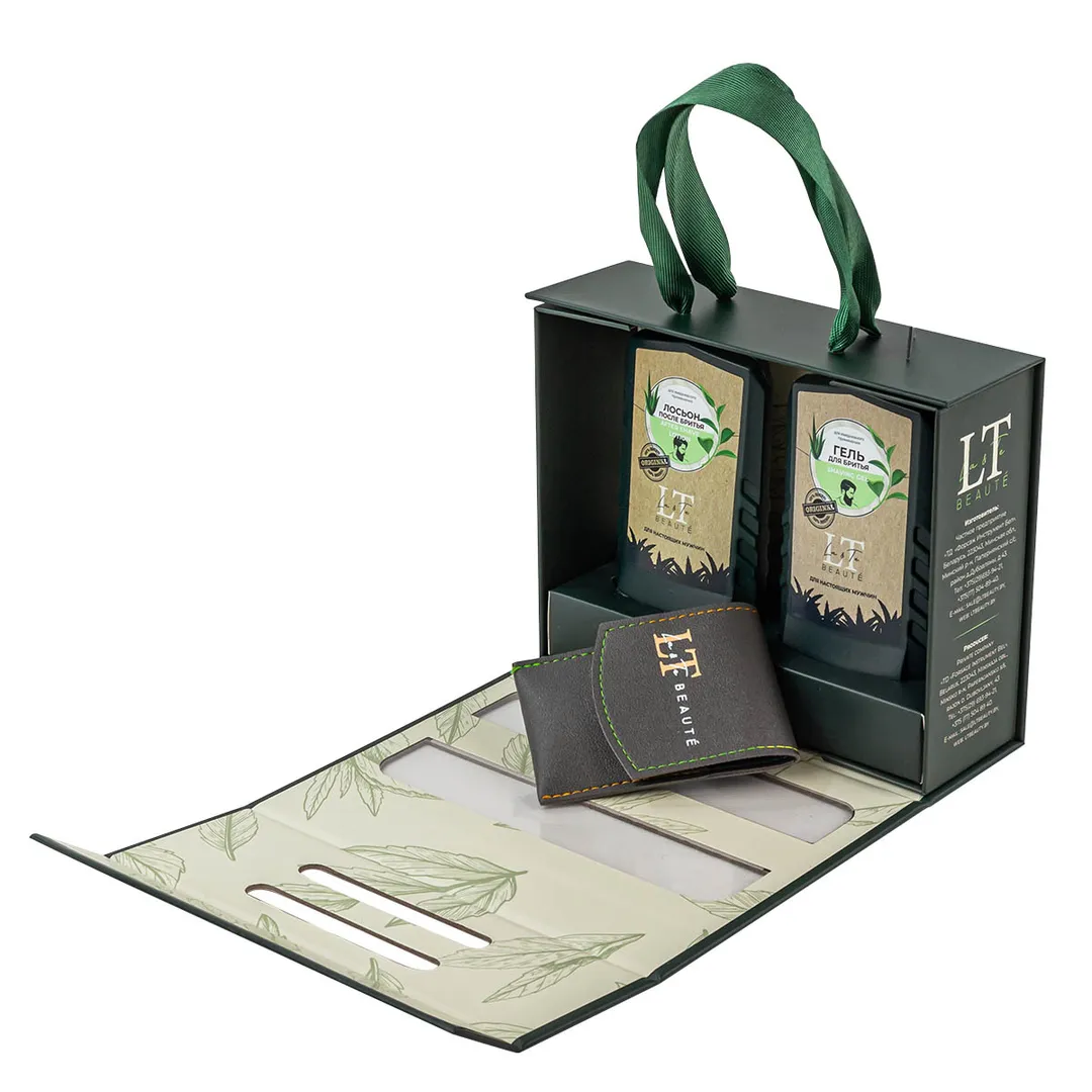 Набор мужской косметики для бритья, лосьон, гель, набор маникюрный La and Te beaute LTMEN3