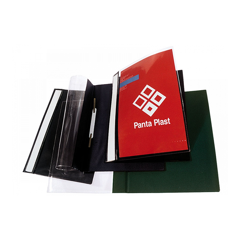 Папка-скоросшиватель "Panta Plast", А4, панорама, темно-синий