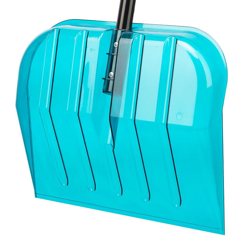 Лопата для уборки снега поликарбонат, 460 x 400 x 1430 мм, алюминиевый черенок, Luxe, Palisad 61636