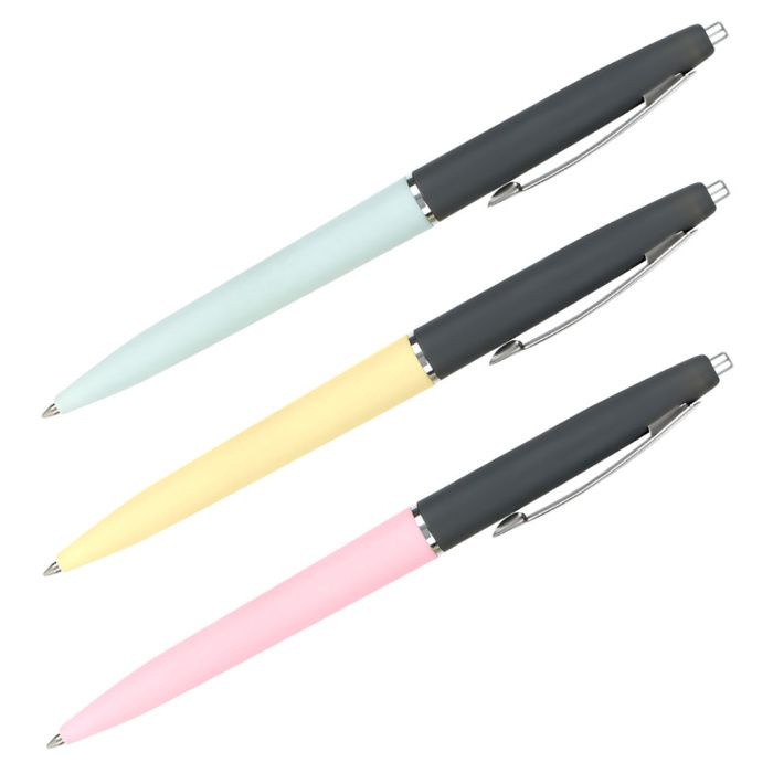 Ручка шариковая автоматическая OfficeSpace "Business", 0,7 мм, ассорти, стерж. синий