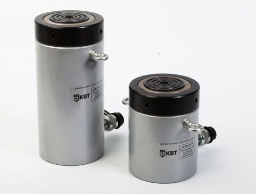 Домкрат гидравлический грузовой с фиксирующей гайкой 50 т, 265-415 мм ДГ50П150Г КВТ 74340