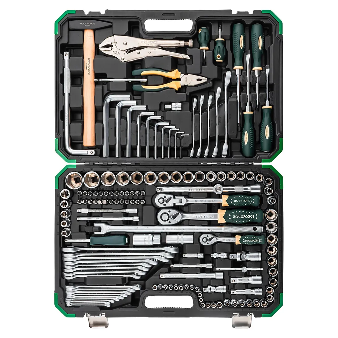 Набор инструментов 142+2 пр 1/4''&3/8''&1/2'' 6-гр&12-гр RockForce RF-41421+2