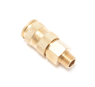 Быстроразъем пневматический с клапаном, "мама"-наруж. резьба 1/2", латунь Forsage F-BSE1-4SM