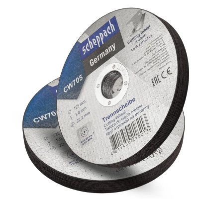 Круг отрезной по металлу 125х1.0.х22,2 мм, 20 шт Scheppach Sch-CW705[20шт к-т]