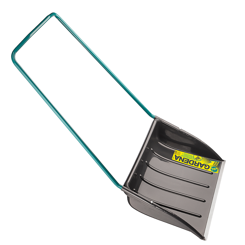 Скрепер для снега val Gardena Amigo, 730x560x1500, морозостойкий полипропилен, ребра жесткости, стальная рукоятка, графит