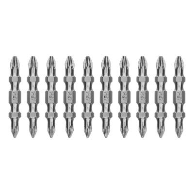 Бита двухстор., PZ2-PZ1х45мм, сталь S2, 10шт. Gross 112010