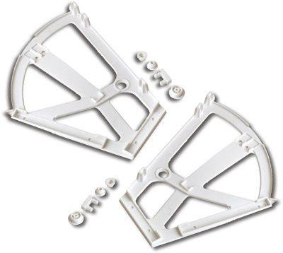 Крепление в шкаф для обуви двухрядное, белый AKS 38525