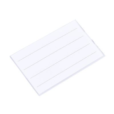 Бейдж с универсальным зажимом "Donau", 57x90 мм, прозрачный