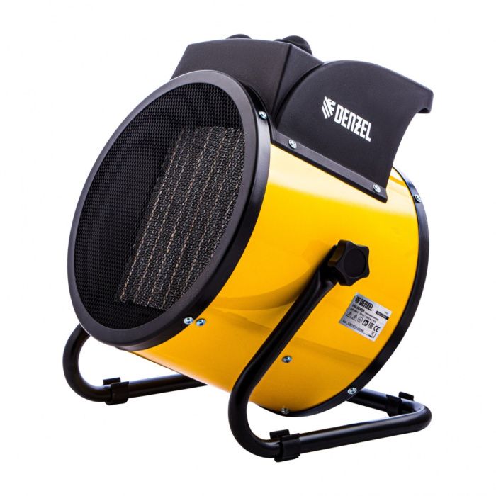 Тепловая пушка, керамический нагреватель (тепловентилятор) DHC 5-400, 230 В, 0.04/3/5 кВт Denzel 96428
