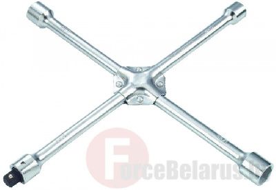 Ключ балонный крест 17x19x21x22 мм. со съемным переходником 1/2'' 17x19x21x22 мм. Force 681B400