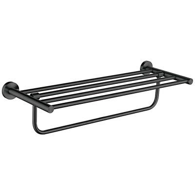 Полотенцедержатель-полка, нержавеющая сталь SUS 304, графит L71724U Ledeme