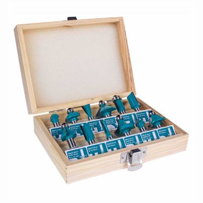 Набор фрез 12 пр с хвостовиком 8 мм TOTAL TACSR1121