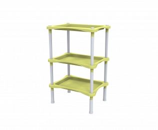 Этажерка с полками Krita 3-х секц (лето) BEROSSI АС 60077000