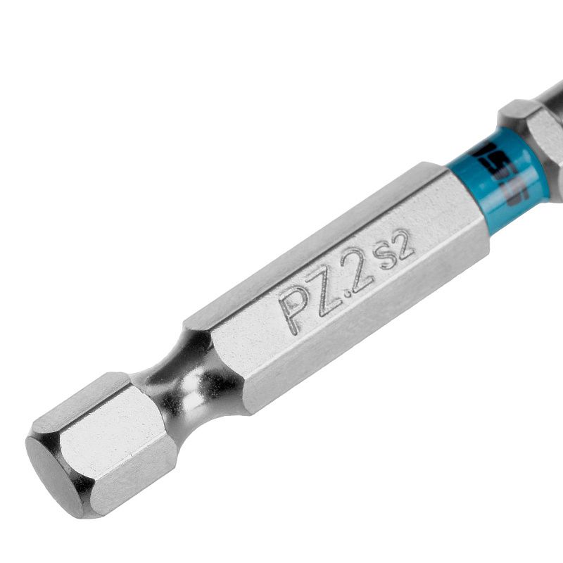 Бита PZ2х50мм, сталь S2, шестигр., отрывн., 10 шт. Gross 113145