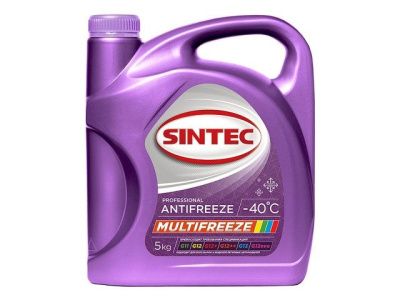 Антифриз Sintec-40 MULTI FREEZE 5 кг SINTEC 800534