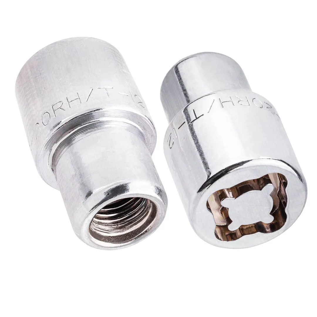 Набор секретных гаек на колесные диски 7/16''RH 5 пр. Forsage F-643105