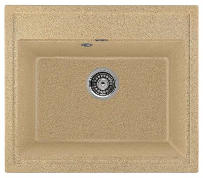 Мойка кухонная из мраморной крошки, песок, A12-21 Gerhans