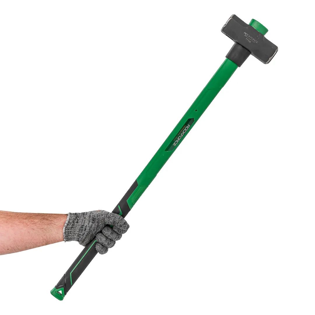 Кувалда 2,7 кг с фиберглассовой ручкой и резиновой противоскользящей накладкой, L800 мм RockForce RF-T7706