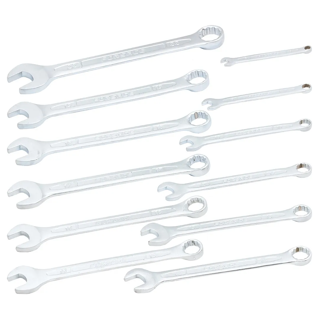 Набор ключей комбинированных 15 грд., 12 пр., 6-14, 17, 19, 22 мм Forsage F-5126B