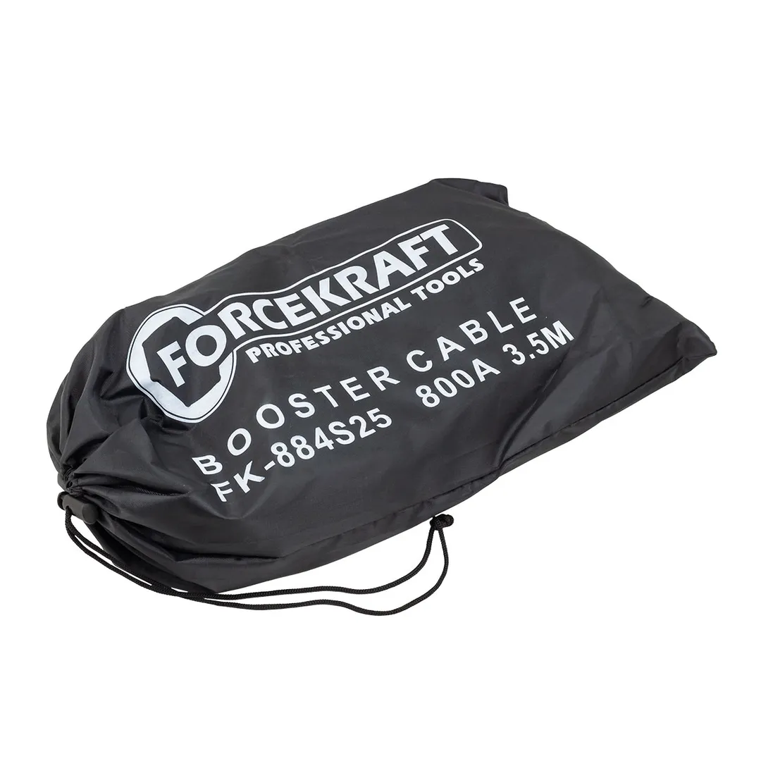 Стартовые провода 800А, 3.5 м ForceKraft FK-884S25