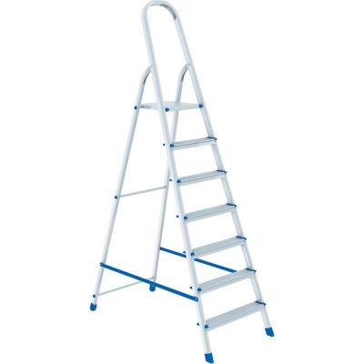 Стремянка, 7 ступеней, алюминиевая, Россия, Сибртех 97717