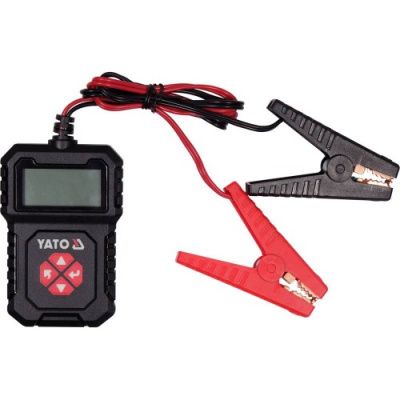 Тестер аккумуляторов цифровой 12V, CCA100-2000A LED Yato YT-83114