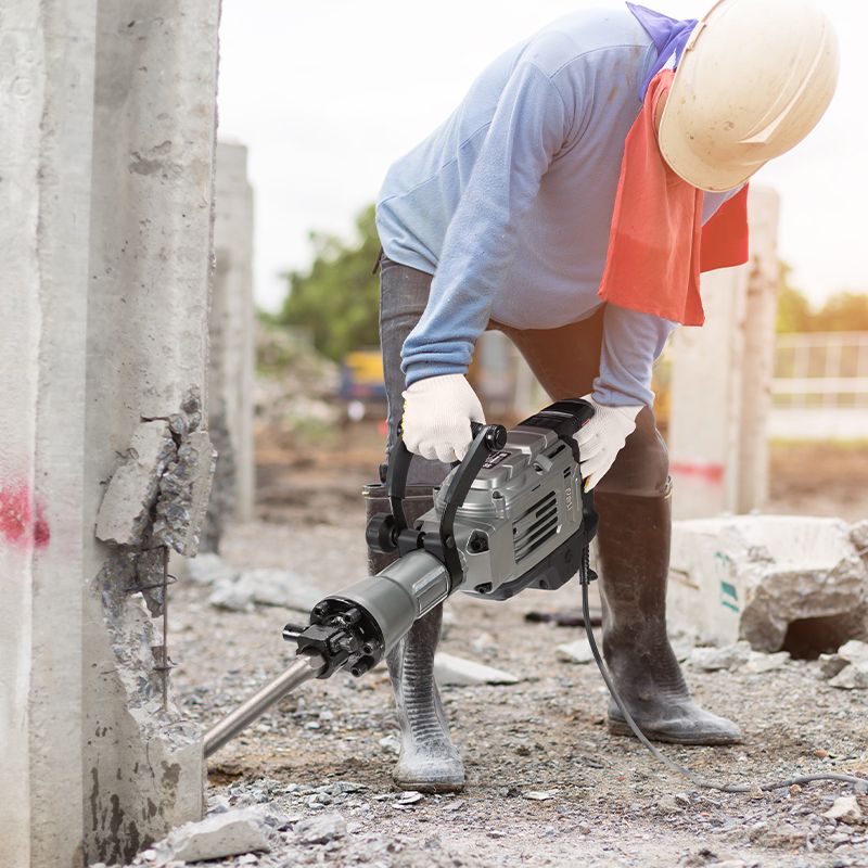 Молоток отбойный Deli RS DE-DG15-2E 1800 Вт, 65 Дж, 2100 уд/мин, кейс