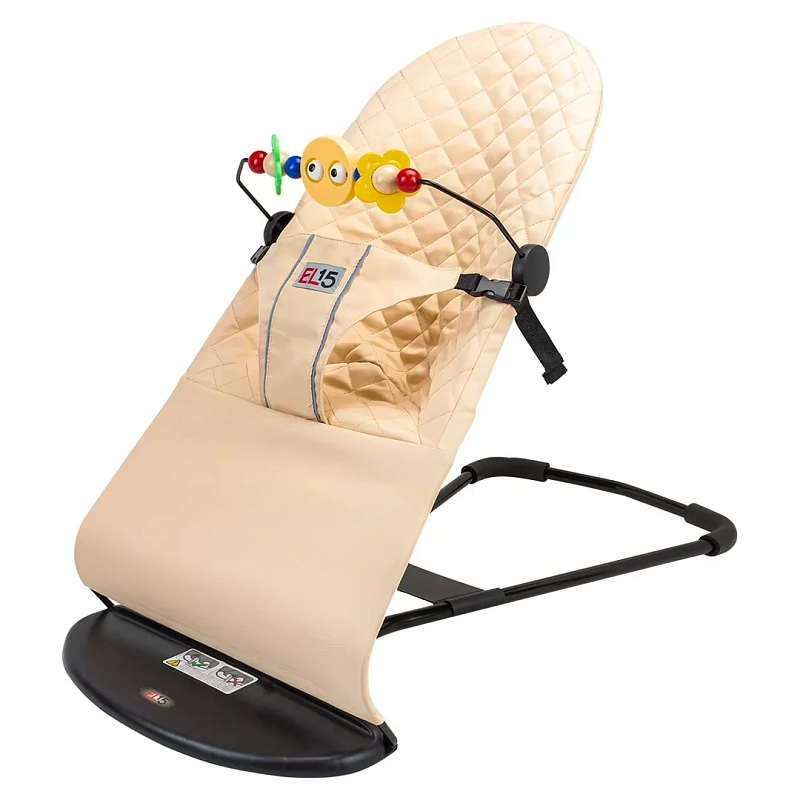 Шезлонг детский складной EL15 BSC-PK