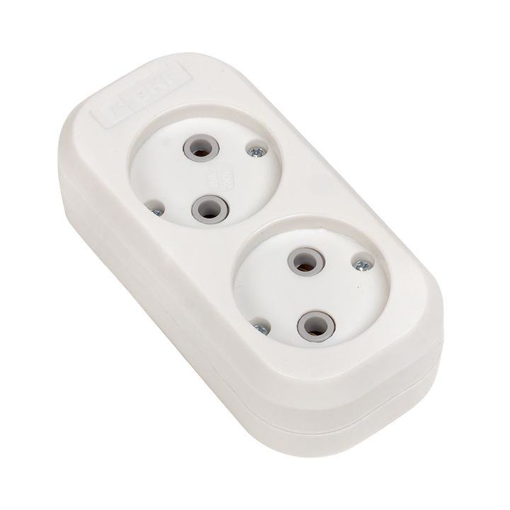 Колодка 2 гн, 10А 2,2кВт б/з Эксперт EKF PROxima AKB10-2