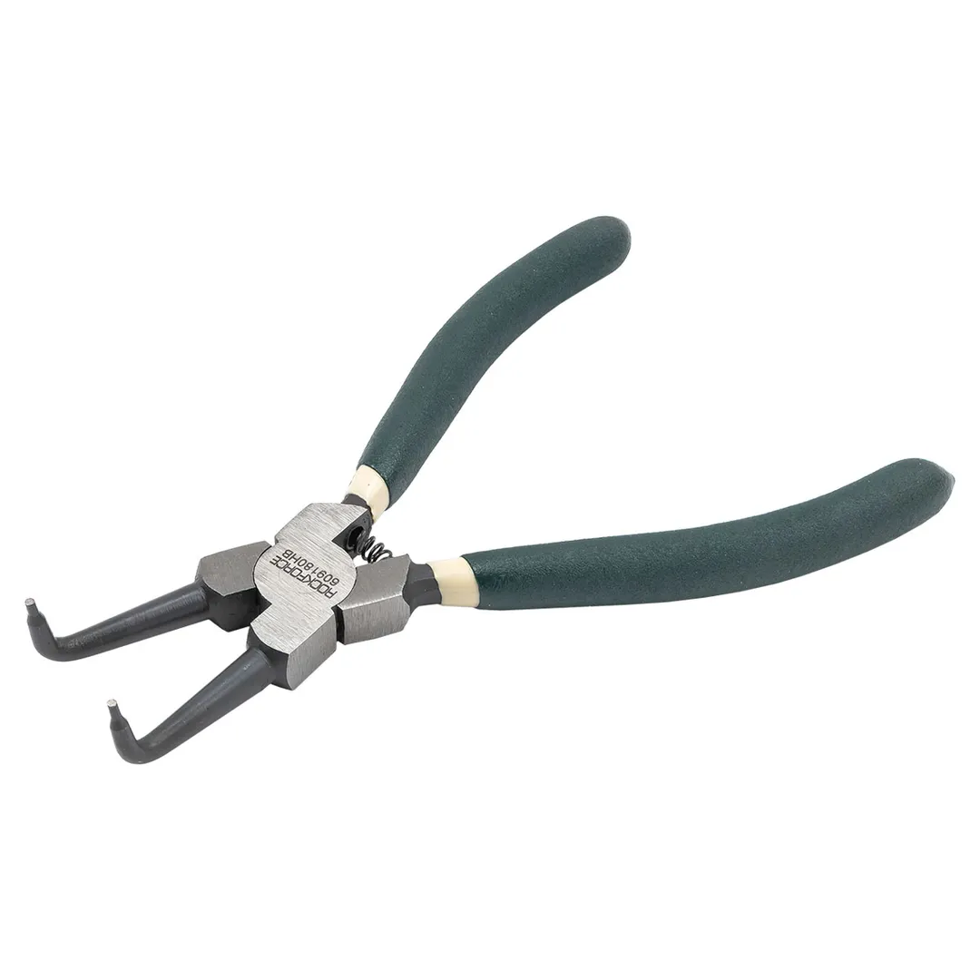 Съемник стопорных колец гнутый на сжим 90°, 180 мм RockForce RF-609180HB