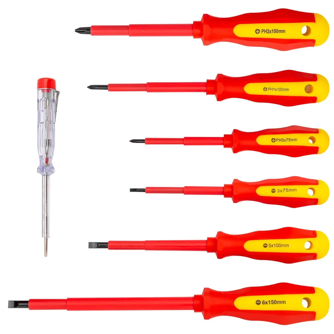 Набор диэлектрических отверток SL, PH 7 пр YATAFORCE YF-2827