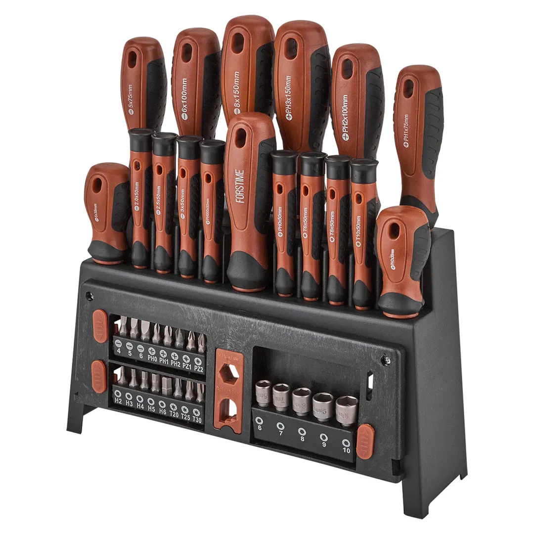 Набор отверток в комплекте с битами 39 пр FORSTIME FT-7039