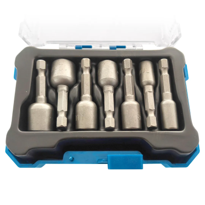 Набор торцевых головок под шуруповерт 6-13 мм 1/4'' 7 пр Scheppach Sch-HW-S9
