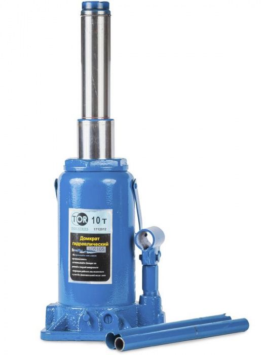 Домкрат бутылочный двухштоковый 15 т, 232-547 мм, ДГТ-15 TOR 1006109