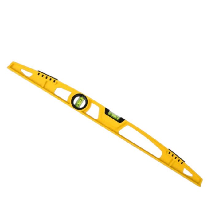 Уровень строительный литой Deli YS EDL290600Q, 600 мм, с двойным обзором