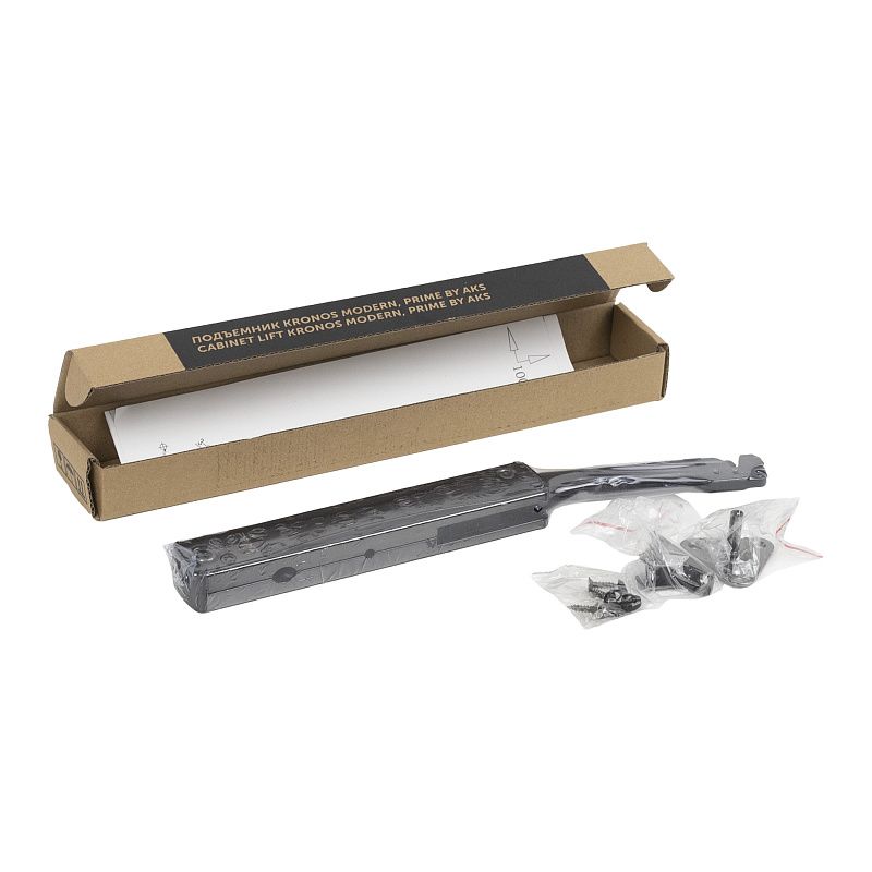 Подъемный механизм верхний M с фиксацией в любом положении KRONOS MODERN черный хром PRIME by AKS 115891