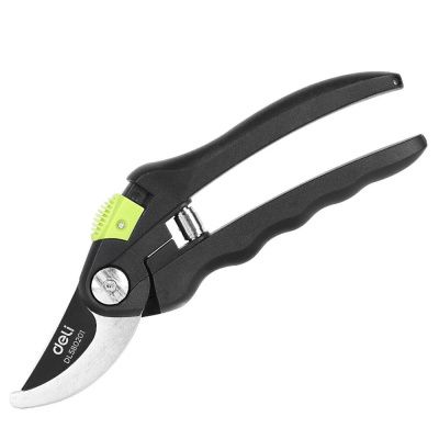 Секатор садовый "Deli", 200 мм, черный, зеленый