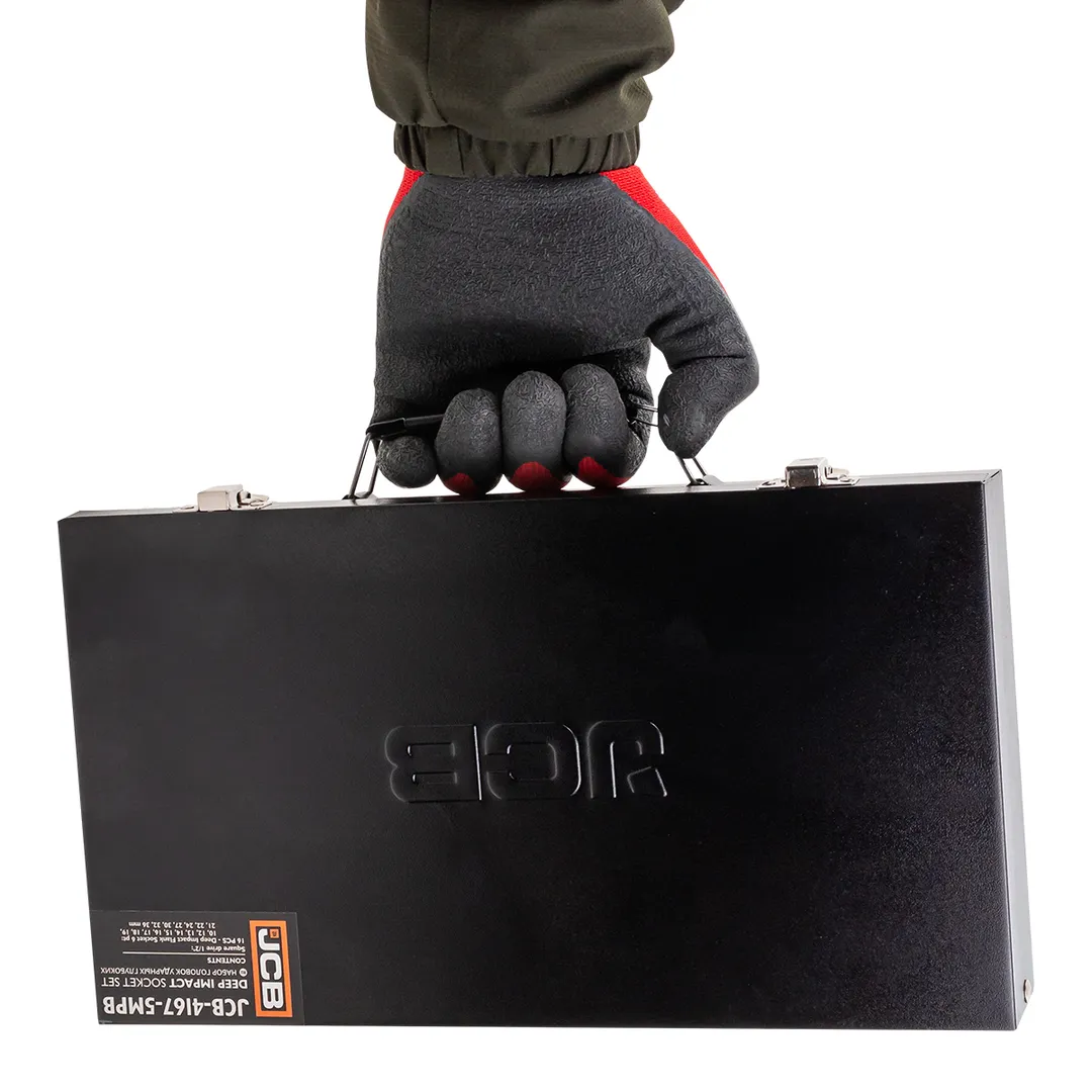 Набор ударных глубоких головок 10-36 мм 1/2'' 16 пр 6-гр JCB JCB-4167-5MPB