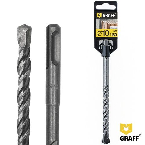 Сверло по бетону SDS-plus GRAFF
