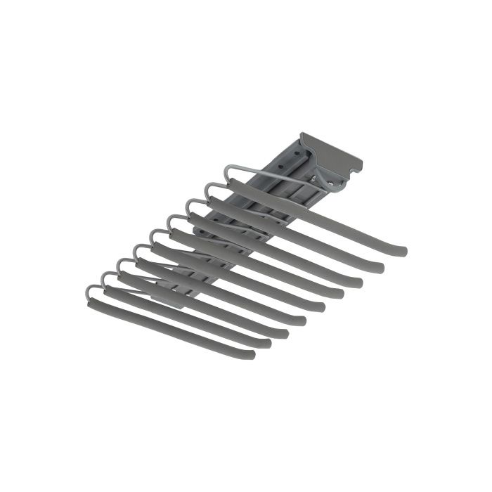 Выдвижная вешалка для брюк BRUNO крепл.верх./левое 340*470*130, графит PRIME by AKS 115591