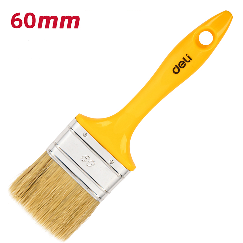 Кисть малярная Deli YS EDL509136, плоская, 2.4-60 мм, смешанная щетина