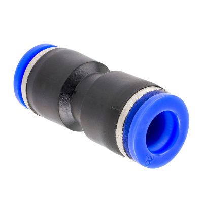 Фитинг соединительный для пластиковых трубок 8x8 мм Forsage F-SPU08