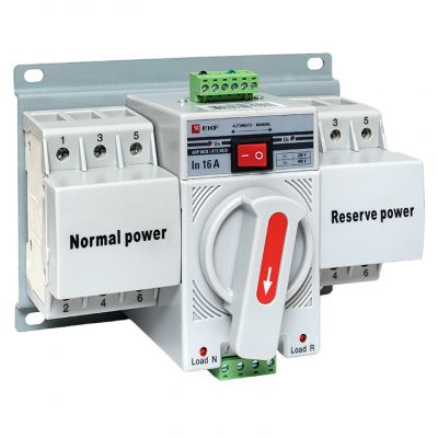 Устройство АВР МCB 16А (C) 3Р 400В EKF PROxima ats-mcb-16c-3p-pro