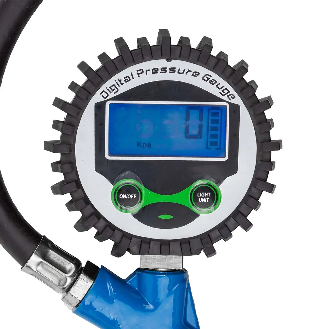 Пистолет для подкачки шин с цифровым манометром и шлангом Forsage F-STG-25