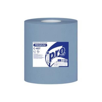 Протирочные полотенца PROtissue, 350 м, 2 слоя, синий