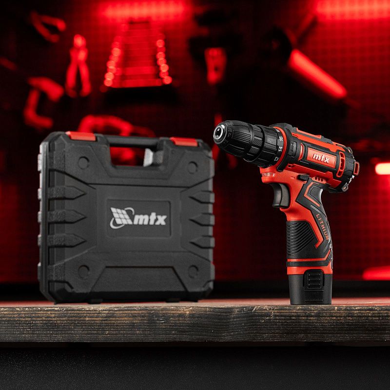 Дрель-шуруповерт аккумуляторная CDS-12, Li-Ion, 12 В MTX 26183